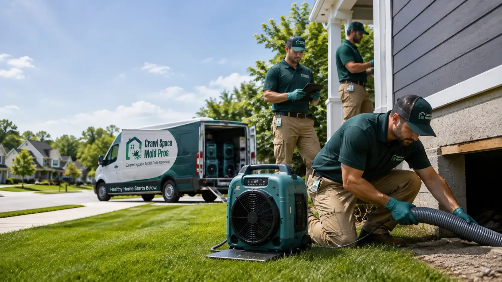 Crawl Space Mold Removal in Pullman, WA